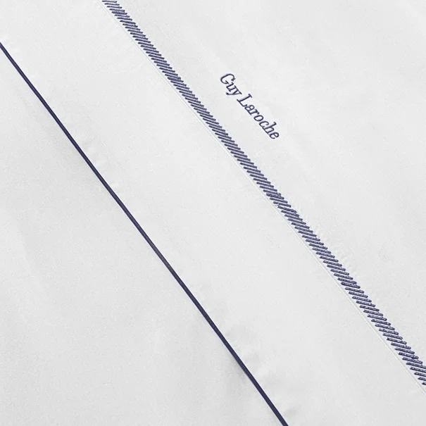 Παπλωματοθήκη King Size (Σετ 250x240) Guy Laroche Elite White - Marine