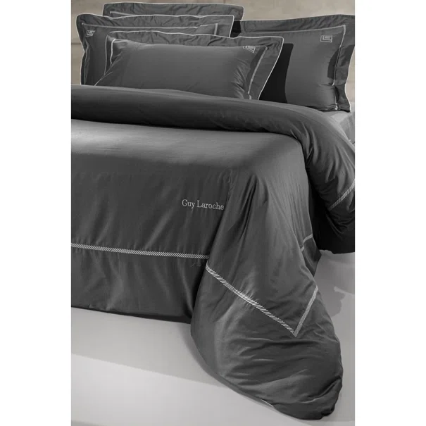 Σεντόνια King Size (Σετ) Guy Laroche Elite Anthracite - Silver
