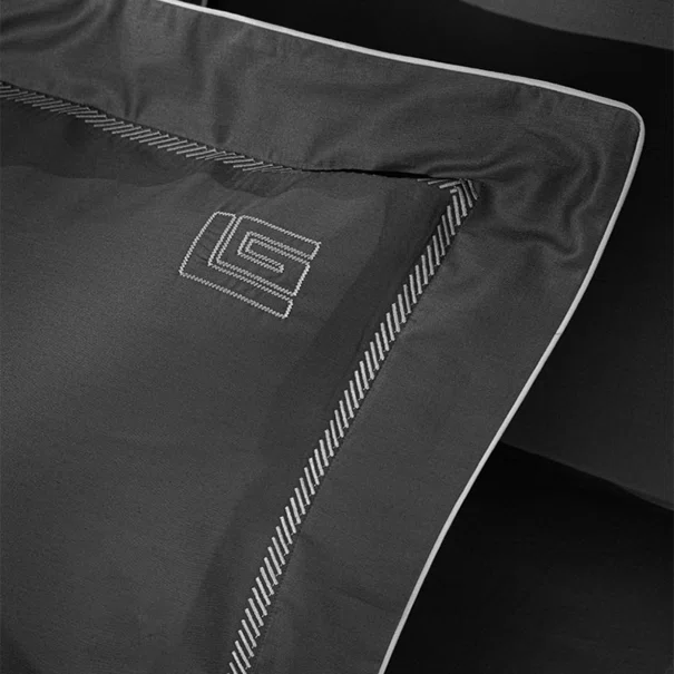 Σεντόνια King Size (Σετ) Guy Laroche Elite Anthracite - Silver
