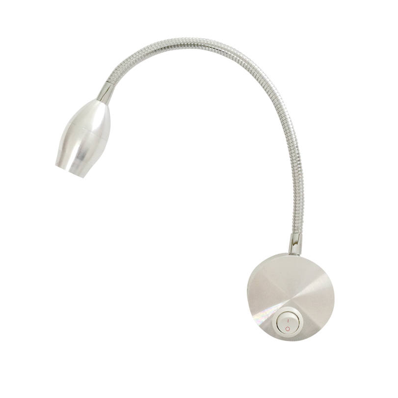 Σποτ Μονόφωτο LED Aca Swan SF126BLED330 Nickel Θερμό Φως