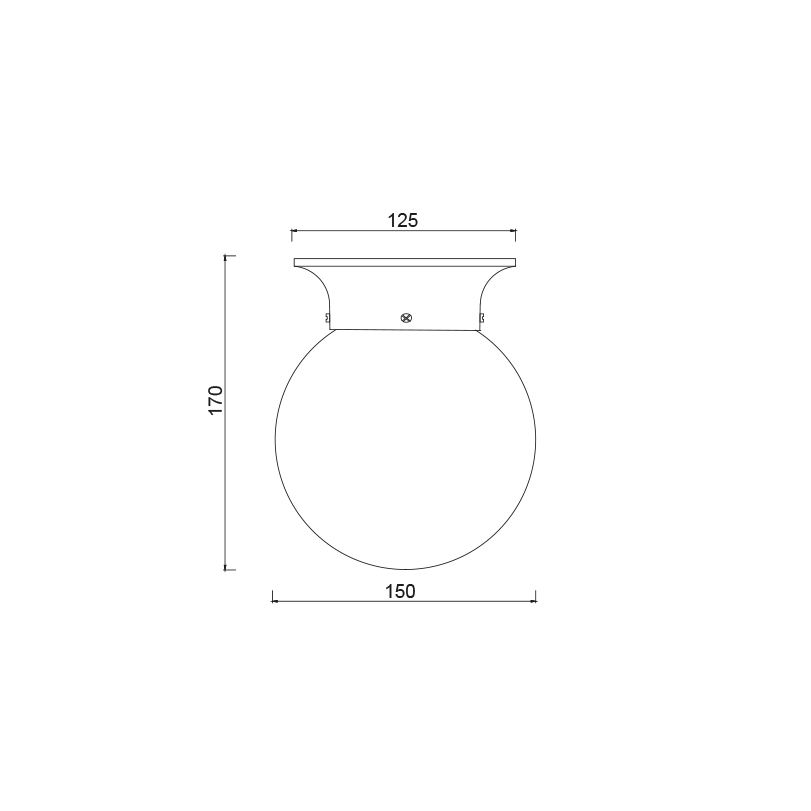 Απλίκα Τοίχου Aca Capri Su0608Wc Chrome Φωτιστικά Απλίκες Spitishop