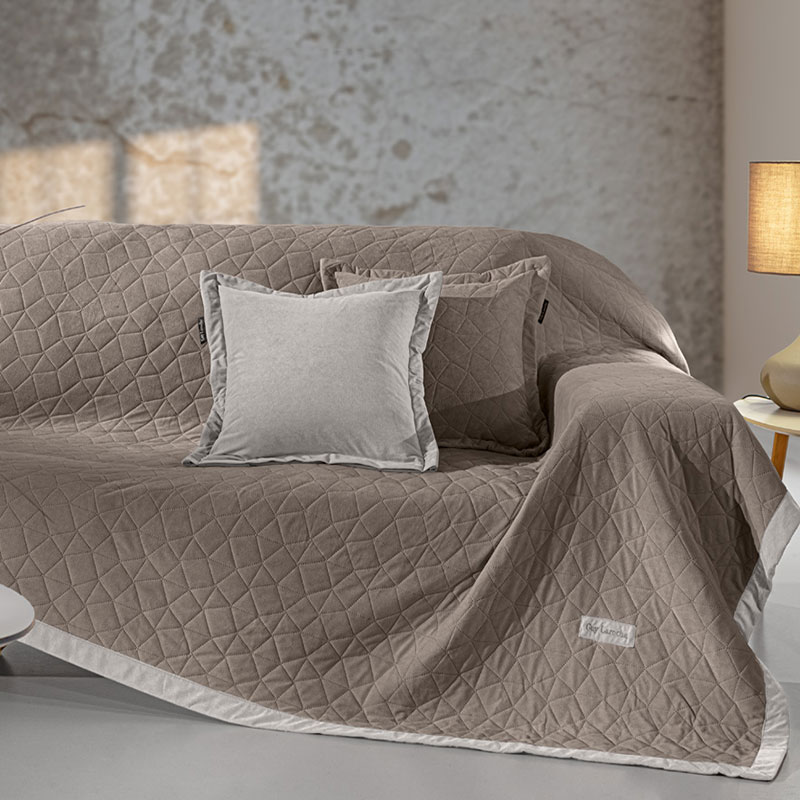 Ριχτάρι Καναπέ Διθέσιου (170x250) + Διακοσμητική Μαξιλαροθήκη (42x42+3) Guy Laroche Avalon Puro