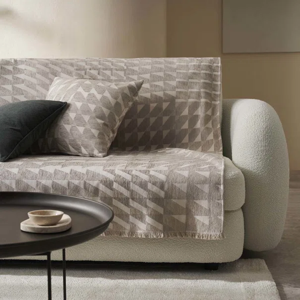 Ριχτάρι Καναπέ Τριθέσιου (180x310) Gofis Home Caspian Beige 156/06