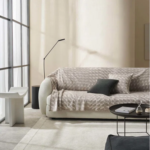 Ριχτάρι Καναπέ Τετραθέσιου (180x350) Gofis Home Caspian Beige 156/06