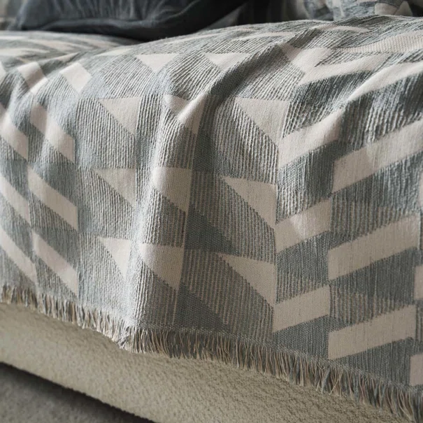 Ριχτάρι Πολυθρόνας (180x180) Gofis Home Caspian Weed Grey 156/07