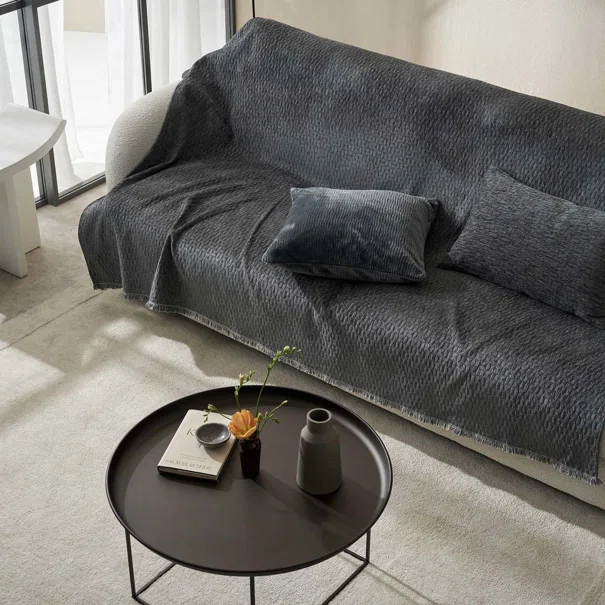 Ριχτάρι Καναπέ Τετραθέσιου (180x350) Gofis Home Ondine Pearl Grey 184/14