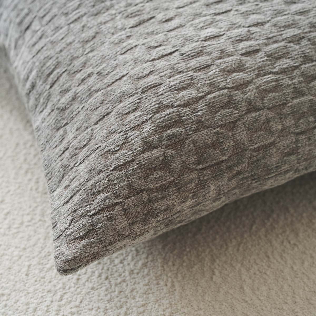 Διακοσμητική Μαξιλαροθήκη (50X50) Gofis Home Ondine Silver Grey 184 15 Λευκά Είδη Σαλονιού Μαξιλάρια Διακοσμητικά Διακοσμητικές Μαξιλαροθήκες 