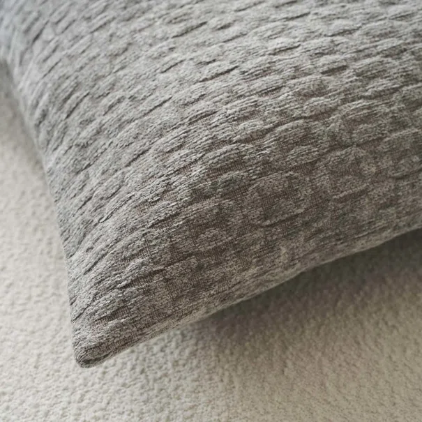 Διακοσμητική Μαξιλαροθήκη (50x50) Gofis Home Ondine Silver Grey 184/15