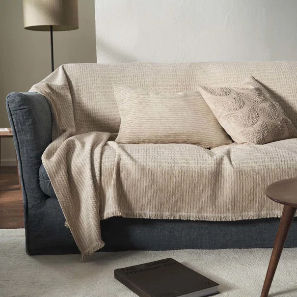 Ριχτάρι Καναπέ Τετραθέσιου (180x350) Gofis Home Meadow Beige 160/06