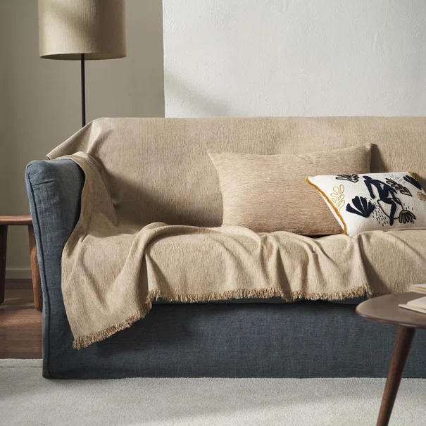 Ριχτάρι Καναπέ Διθέσιου (180x250) Gofis Home Zephyr Sesame Beige 146/06