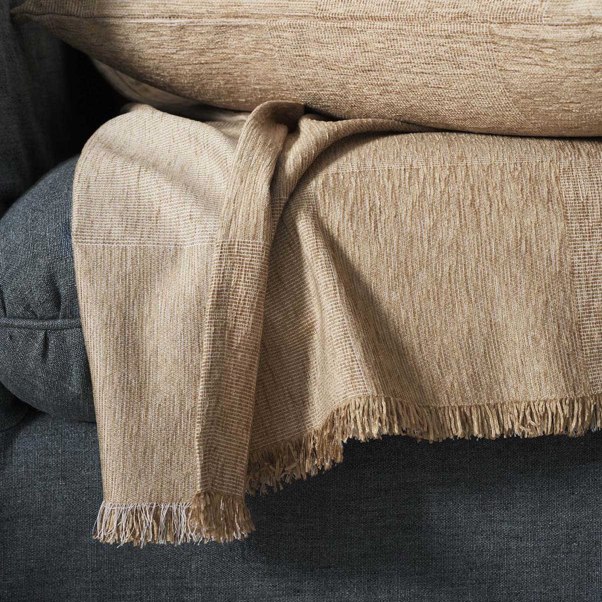 Ριχτάρι Καναπέ Διθέσιου (180X250) Gofis Home Zephyr Sesame Beige 146 06 Λευκά Είδη Σαλονιού Ριχτάρια Χειμερινά Spitishop