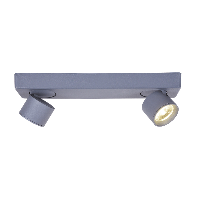 Σποτ Δίφωτο LED Aca Pluto RA33LEDS32GY Grey
