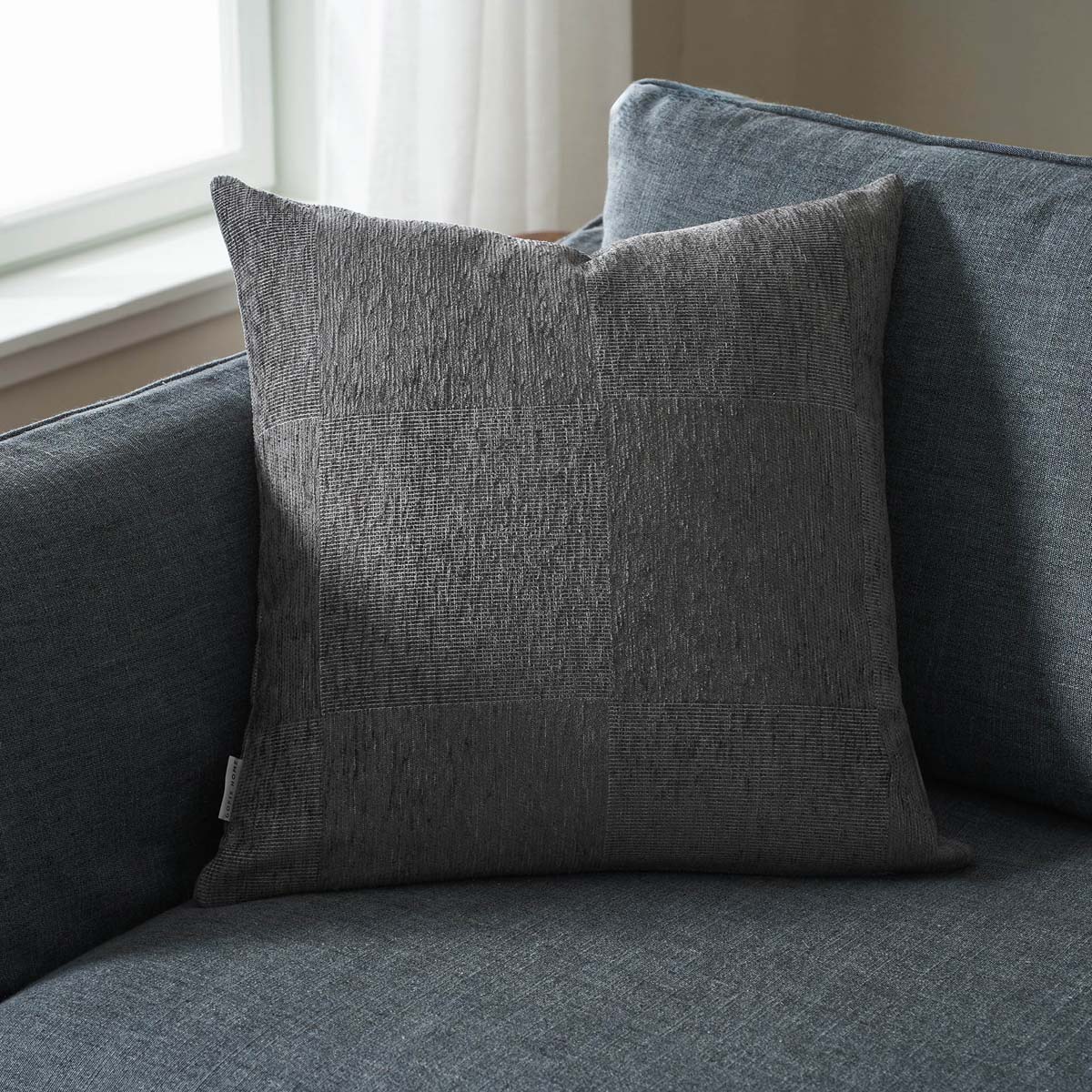 Διακοσμητική Μαξιλαροθήκη (50x50) Gofis Home Zephyr Ink Grey 146/15