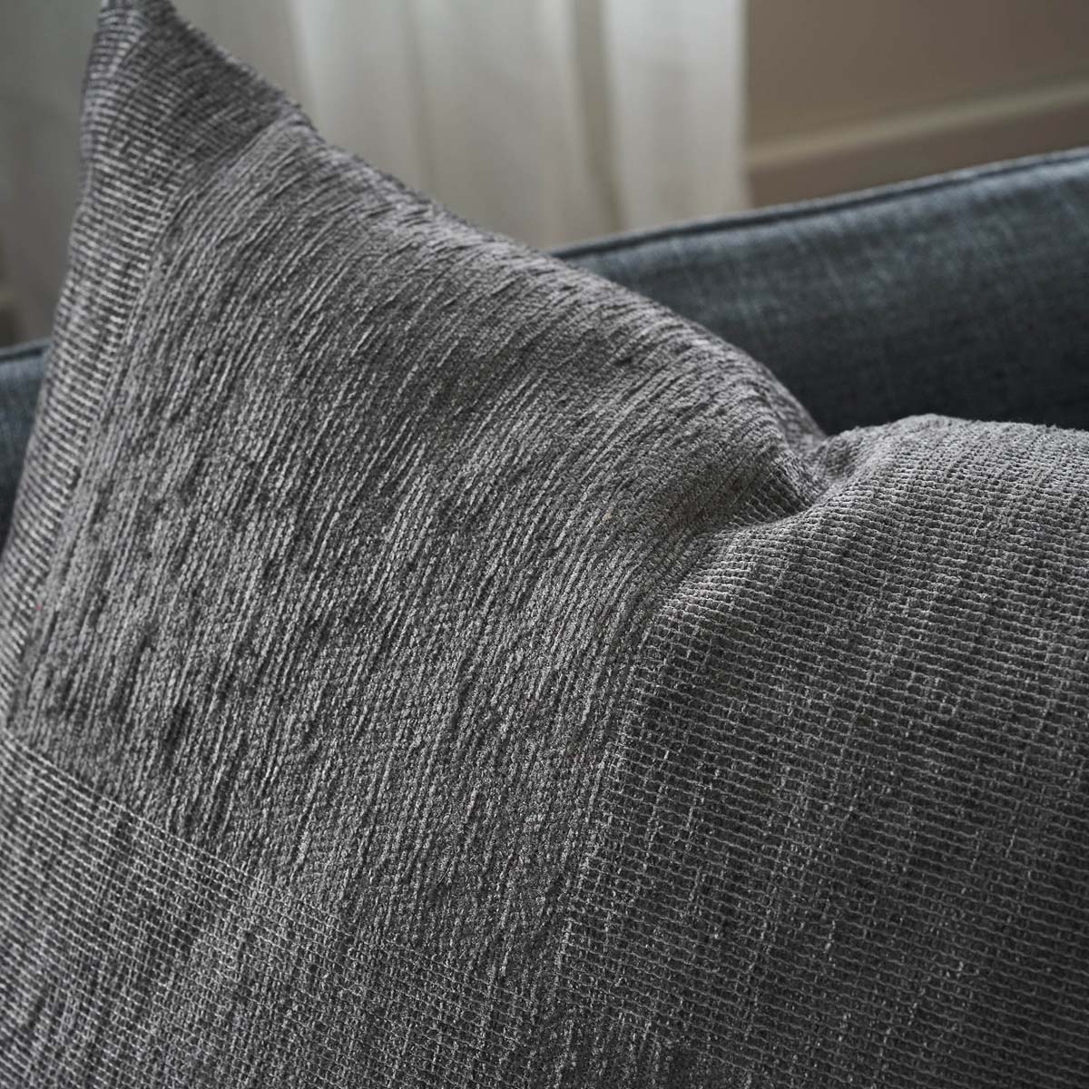 Διακοσμητική Μαξιλαροθήκη (50x50) Gofis Home Zephyr Ink Grey 146/15