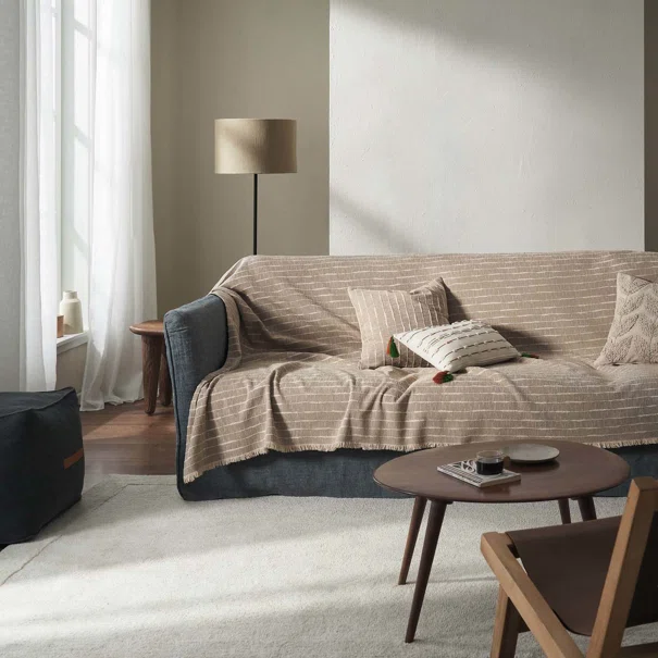 Ριχτάρι Καναπέ Τριθέσιου 2 Όψεων (180x310) Gofis Home Vespera Beige 148/06