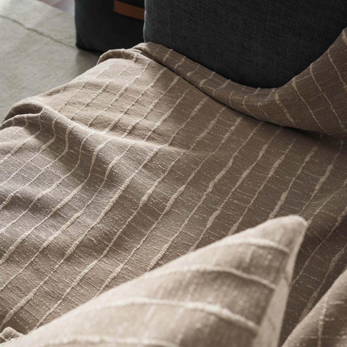 Ριχτάρι Καναπέ Τετραθέσιου 2 Όψεων (180X350) Gofis Home Vespera Beige 148 06 Λευκά Είδη Σαλονιού Ριχτάρια Χειμερινά Spitishop