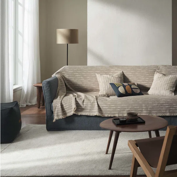 Ριχτάρι Καναπέ Τριθέσιου 2 Όψεων (180x310) Gofis Home Vespera Opal Grey 148/15