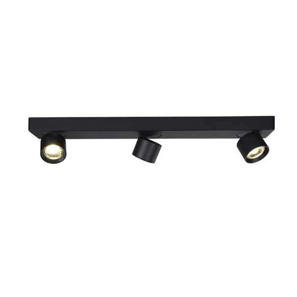 Σποτ Τρίφωτο LED Aca Pluto RA33LEDS54BK Black
