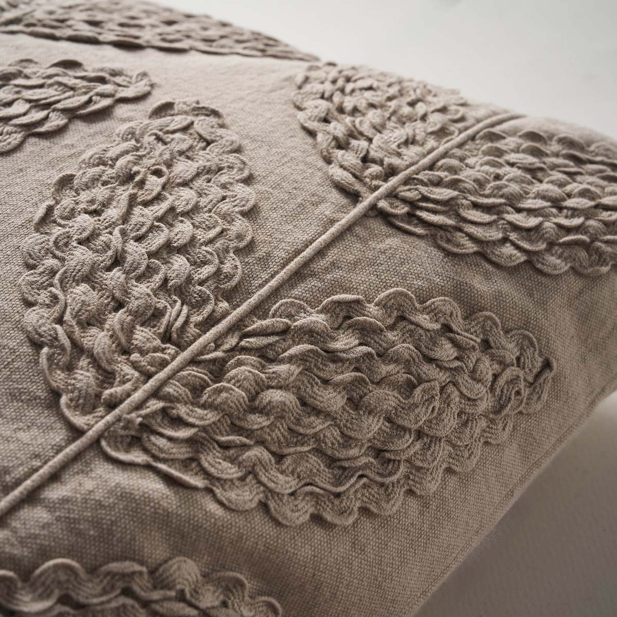 Διακοσμητική Μαξιλαροθήκη (45X45) Gofis Home Eleanor Beige 172 06 Λευκά Είδη Σαλονιού Μαξιλάρια Διακοσμητικά Καλοκαιρινά Spitishop
