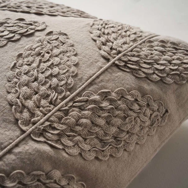 Διακοσμητική Μαξιλαροθήκη (45x45) Gofis Home Eleanor Beige 172/06