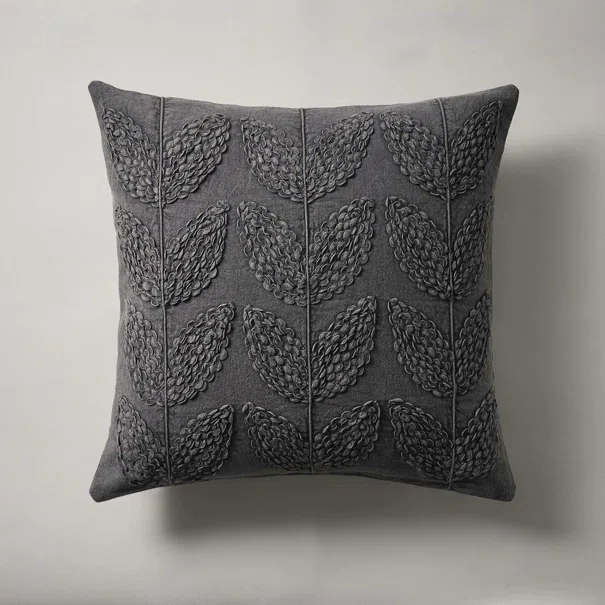 Διακοσμητική Μαξιλαροθήκη (45x45) Gofis Home Eleanor Pearl Grey 172/01