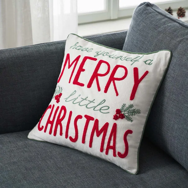 Χριστουγεννιάτικη Μαξιλαροθήκη (43x43) Gofis Home Xmas 385