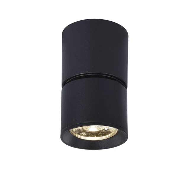Σποτ Μονόφωτο LED Aca Pluto RA33LEDS6BK Black