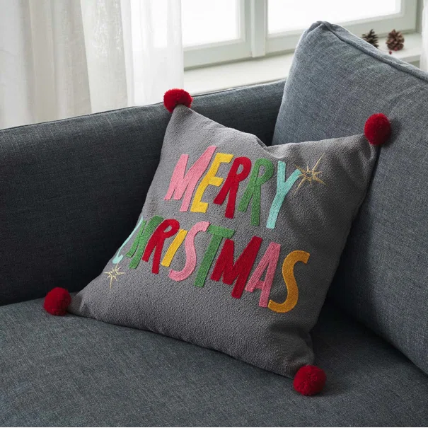 Χριστουγεννιάτικη Μαξιλαροθήκη (43x43) Gofis Home Xmas 363