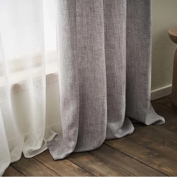 Κουρτίνα (140x280) Με Τρουκς Gofis Home Magna Grey AW26 495/15