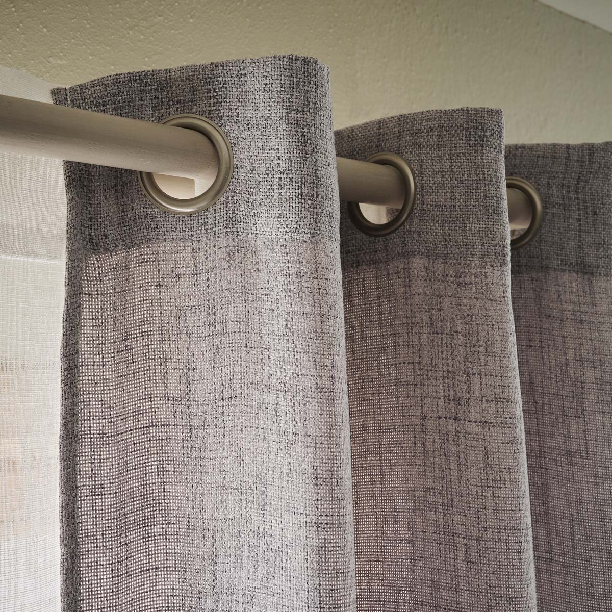 Κουρτίνα (140X280) με Τρουκς Gofis Home Magna Grey Aw26 495 15 Κουρτίνες Κρεβατοκάμαρας Spitishop