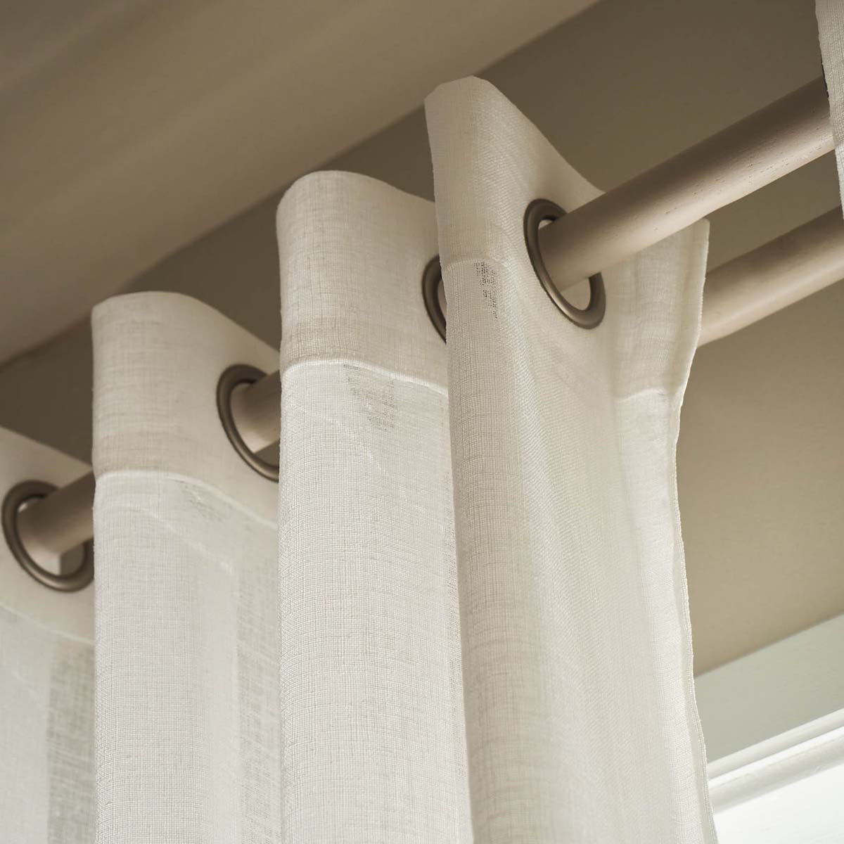Κουρτίνα (140X280) με Τρουκς Gofis Home Combe Off White Aw26 502 05 Κουρτίνες Κρεβατοκάμαρας Spitishop