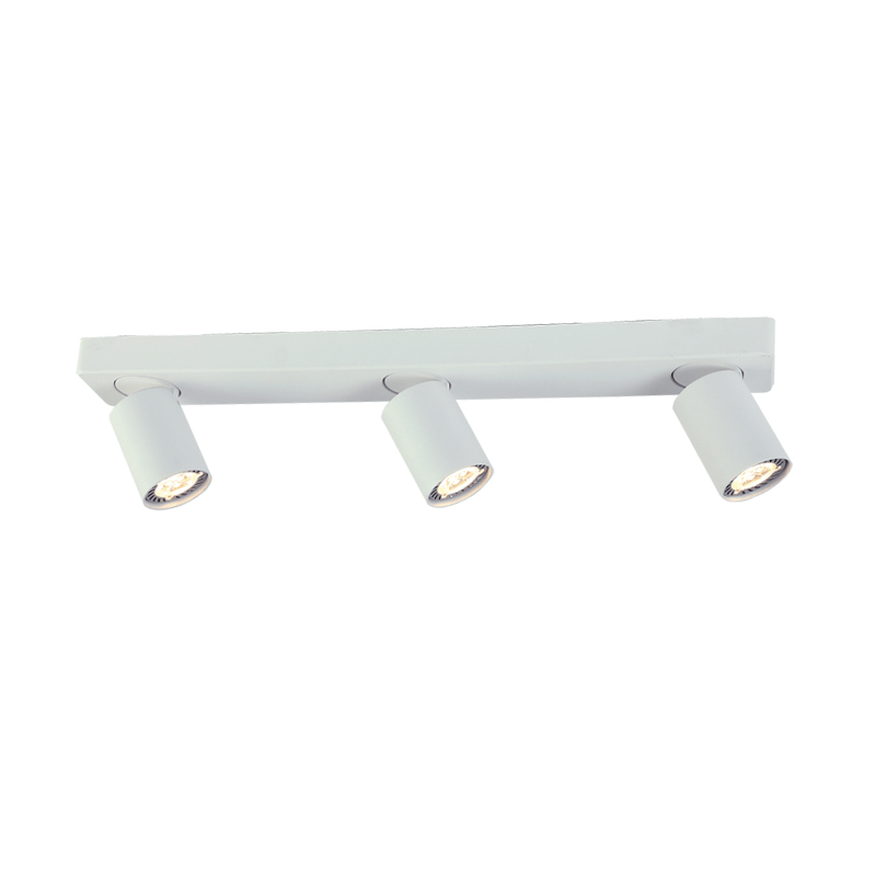 Σποτ Τρίφωτο Aca Elitis Ra303S54Wh White Φωτιστικά Οροφής - Τοίχου Ράγες με Spitishop