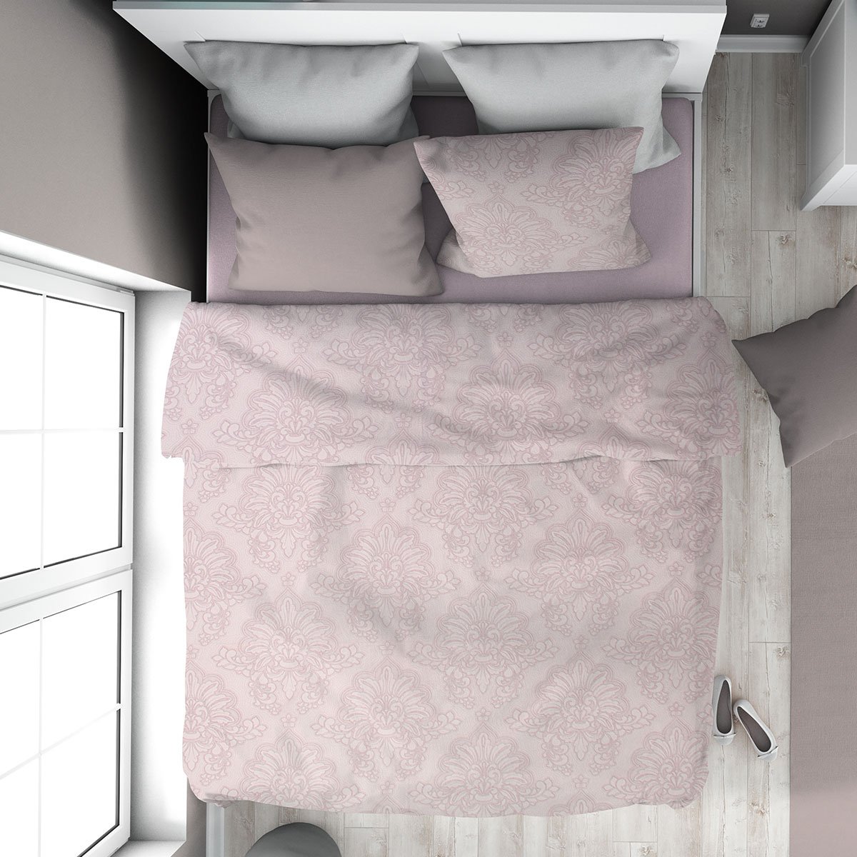 Πάπλωμα Υπέρδιπλο (220x240) Dimcol Άρτεμις 706 Light Purple