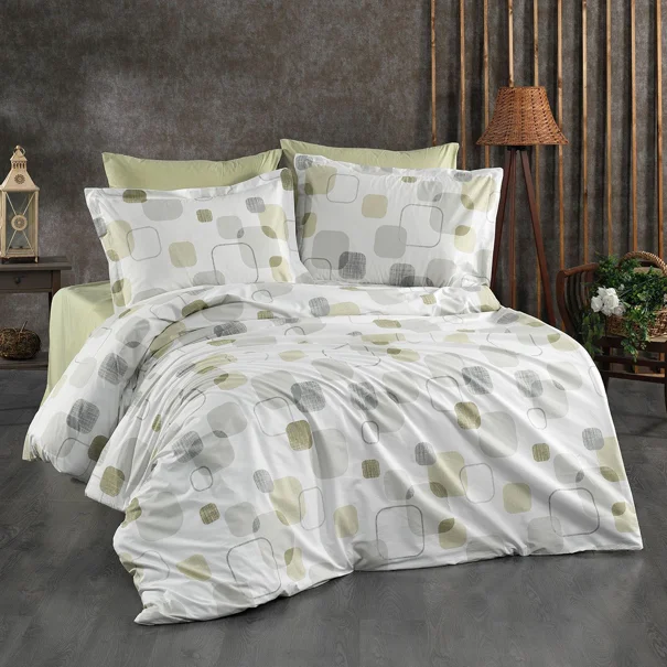 Πάπλωμα Υπέρδιπλο (220x240) Dimcol Μελίνα 708 White-Olive