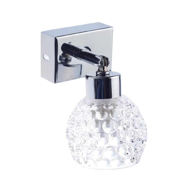 Σποτ Μονόφωτο Aca Ostrava AD757141 Chrome/Clear