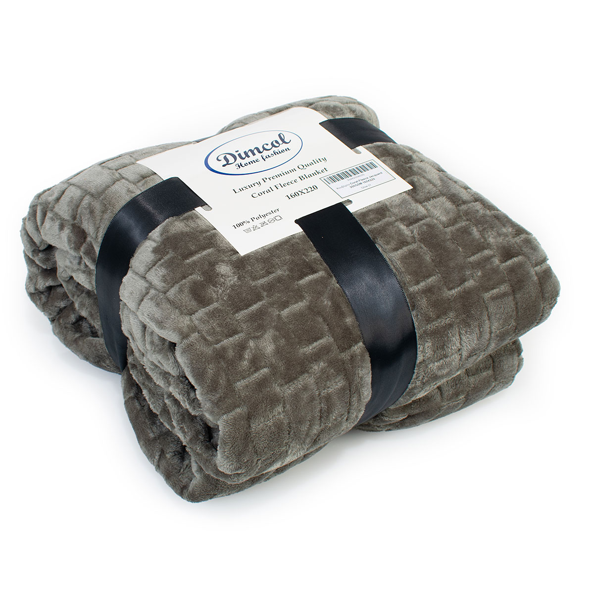 Κουβέρτα Fleece Υπέρδιπλη (220X240) Dimcol Brick 07 Olive Λευκά Είδη Κρεβατοκάμαρας Κουβέρτες Υπέρδιπλες Spitishop