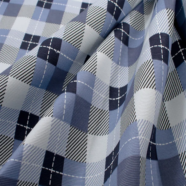 Αλέκιαστη Τραβέρσα (40x180) Dimcol Checkered 468 Blue