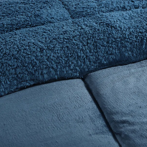 Κουβερτοπάπλωμα King Size (240x260) Silk Fashion Solid Navy