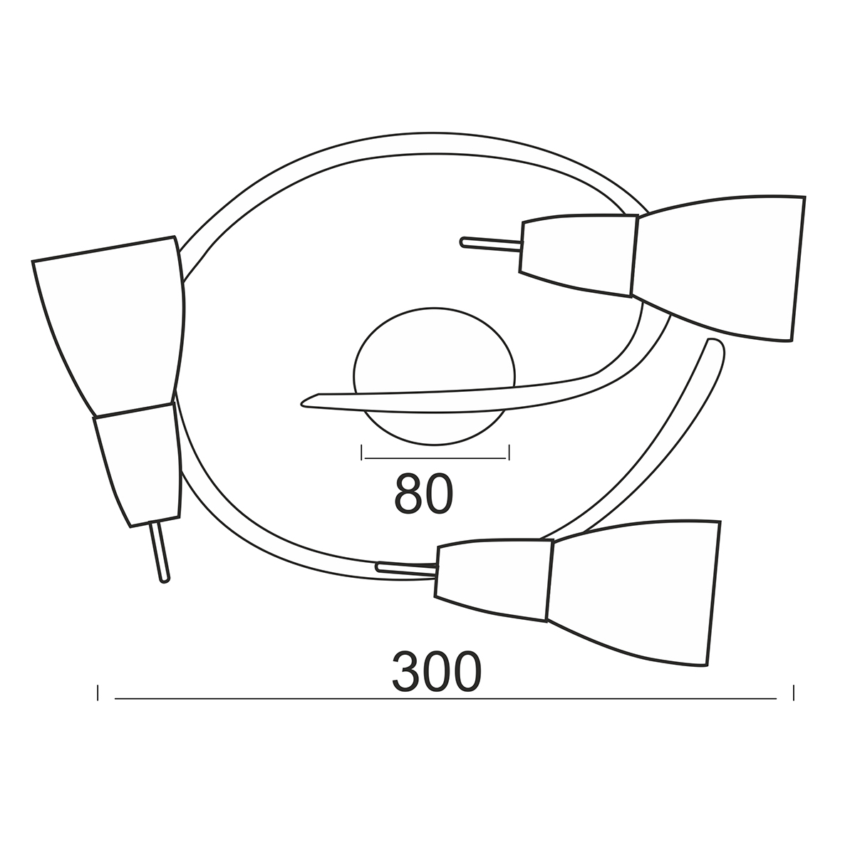 Σποτ Τρίφωτο Aca Kamet Mc542Nm3E Nickel Φωτιστικά Οροφής - Τοίχου Spitishop