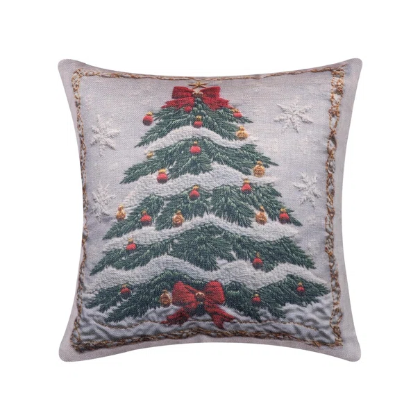 Χριστουγεννιάτικη Μαξιλαροθήκη (45x45) Silk Fashion ks2026-10