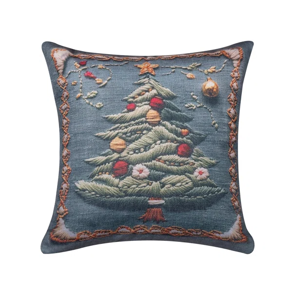 Χριστουγεννιάτικη Μαξιλαροθήκη (45x45) Silk Fashion ks2026-11