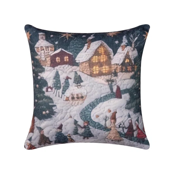 Χριστουγεννιάτικη Μαξιλαροθήκη (45x45) Silk Fashion ks2026-29