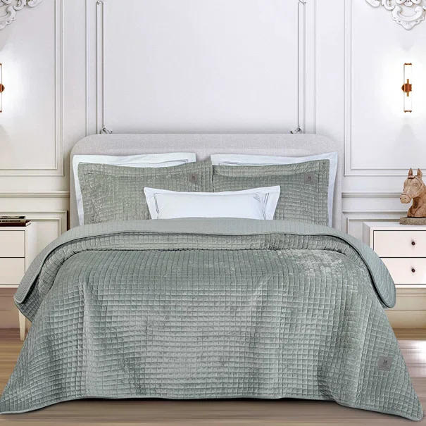 Κουβερτόριο King Size (240x250) Greenwich Polo Club Classic 4430 Sage Green