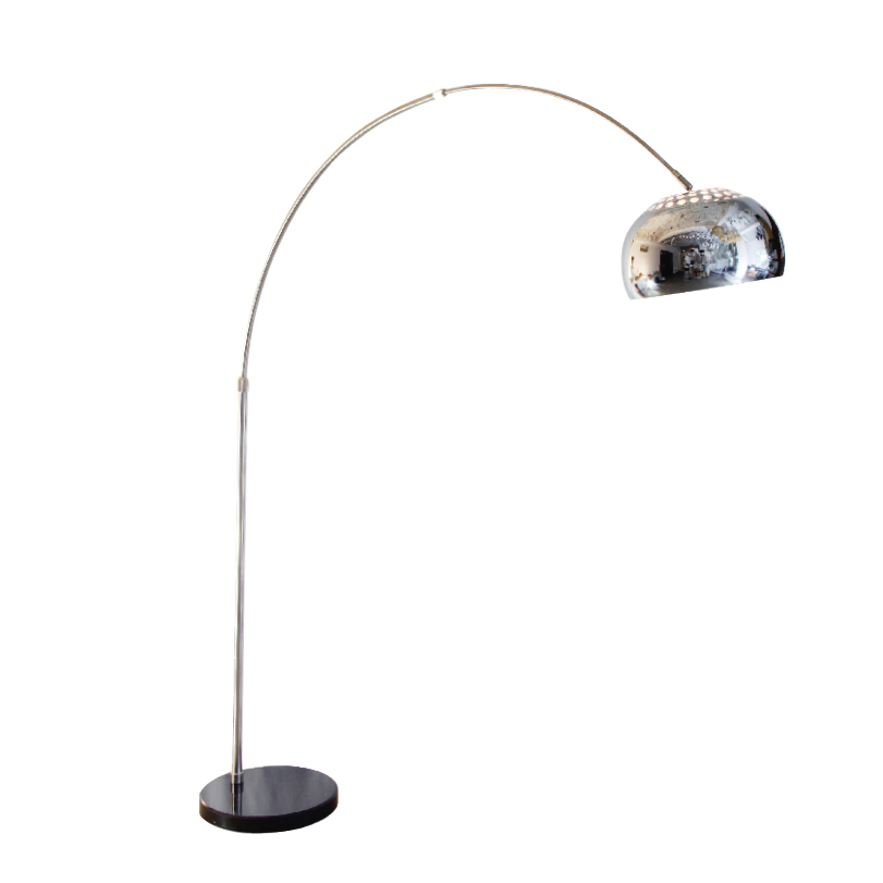 Φωτιστικό Δαπέδου Aca Matilda MF7026R1B Chrome/Marble