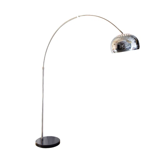 Φωτιστικό Δαπέδου Aca Matilda MF7026R1B Chrome/Marble