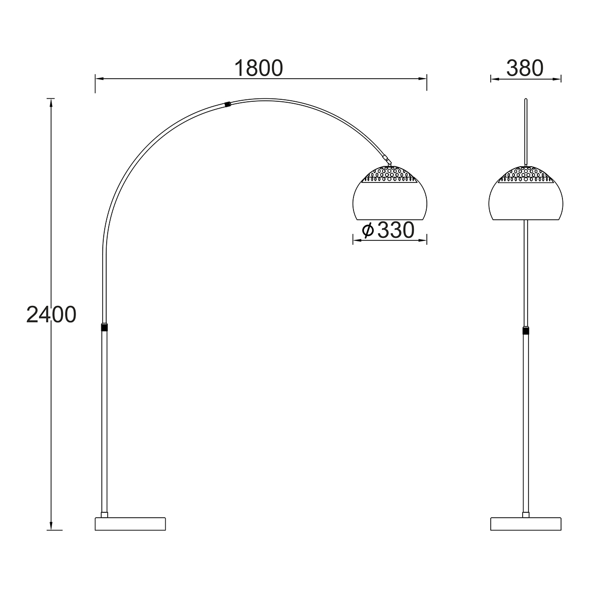 Φωτιστικό Δαπέδου Aca Matilda Mf7026R1B Chrome Marble Φωτιστικά Σαλονιού Μοντέρνα Spitishop
