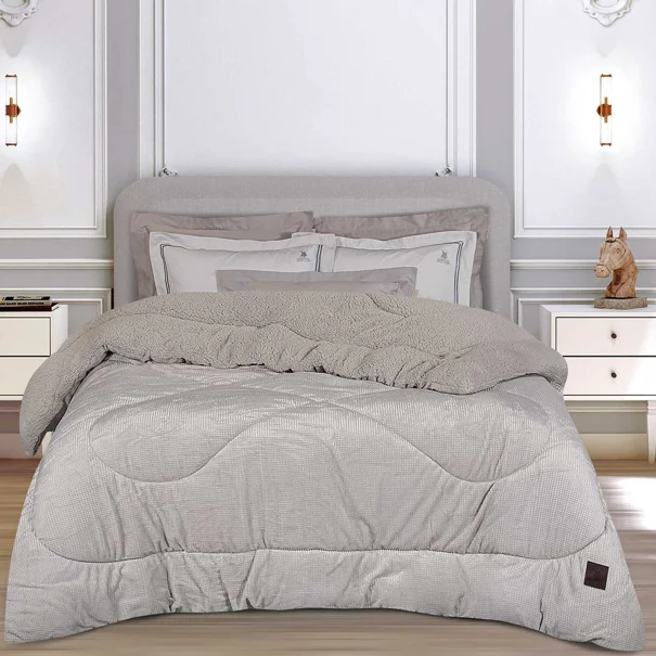 Κουβερτοπάπλωμα Υπέρδιπλο (220x240) Greenwich Polo Club Essential 3955 Ice Grey