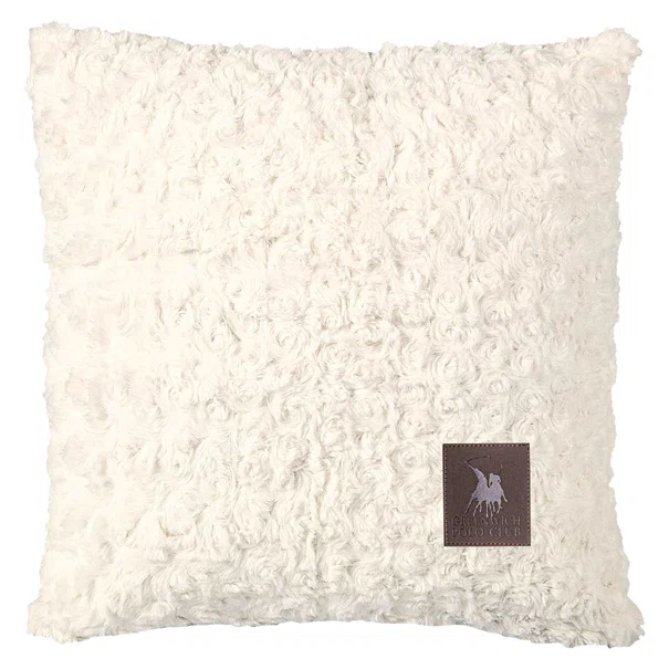 Διακοσμητικό Μαξιλάρι Γούνινο (40x40) Greenwich Polo Club Essential 3959 White