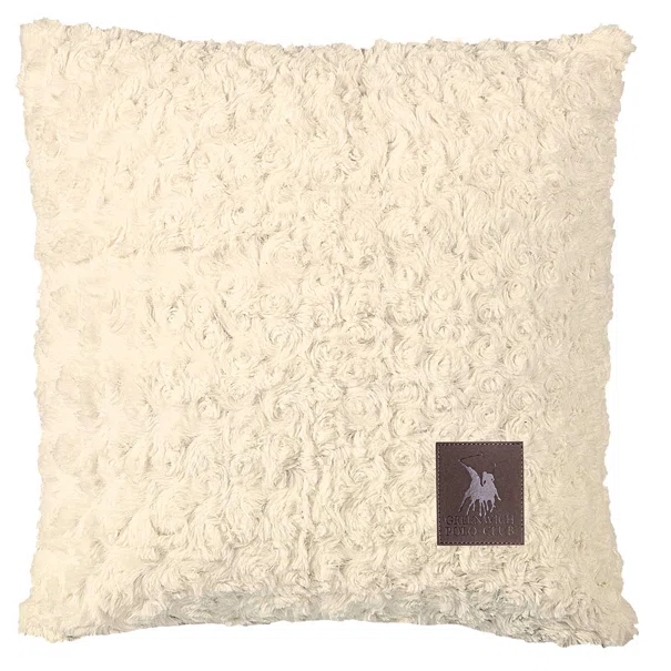 Διακοσμητικό Μαξιλάρι Γούνινο (40x40) Greenwich Polo Club Essential 3960 Ecru