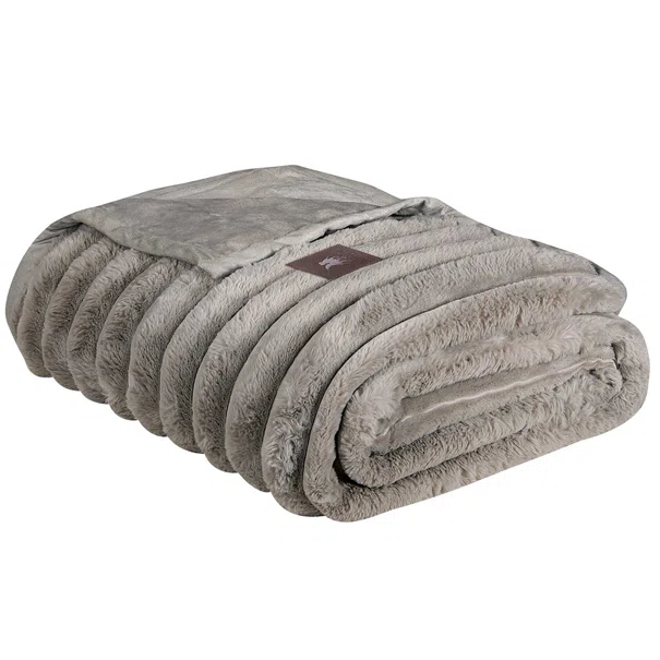 Κουβέρτα Γούνινη Υπέρδιπλη (220x240) Greenwich Polo Club Essential 3831 Taupe